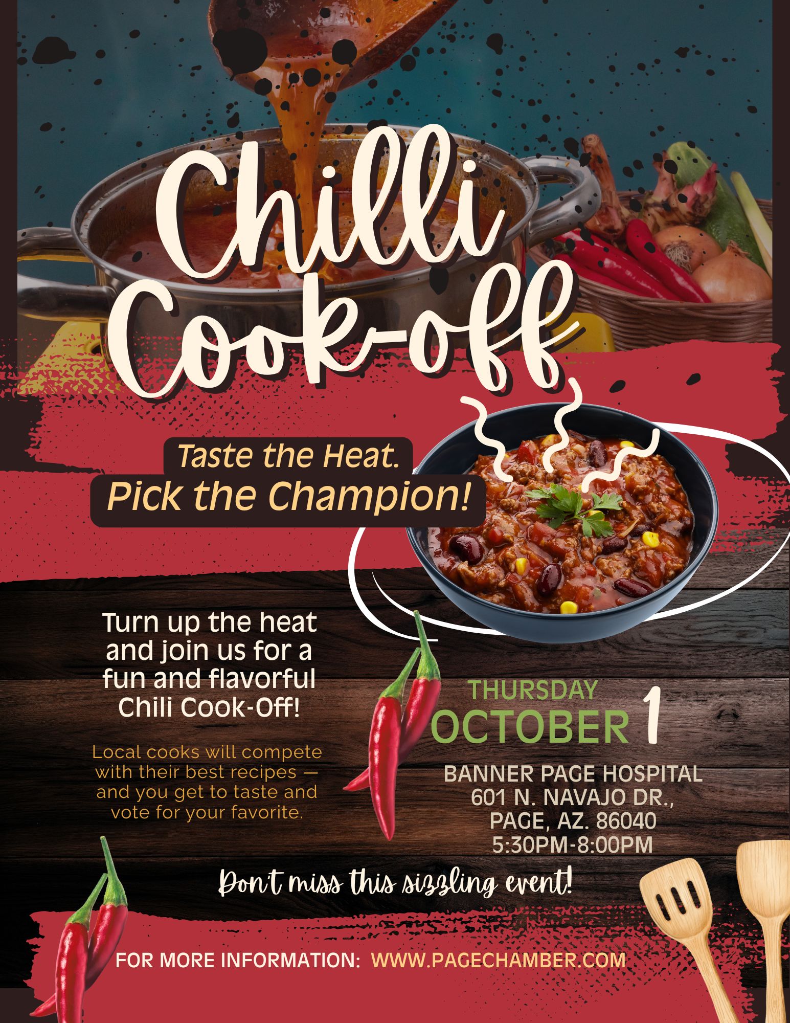 Official event image for Chamber of Commerce Chili Cook Off