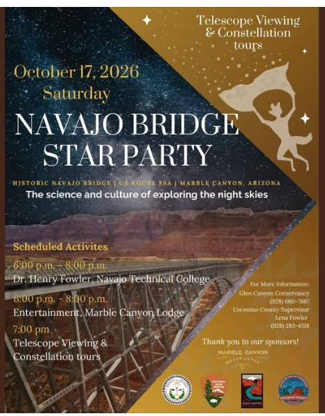 Official event image for Navajo Bridge Star Party