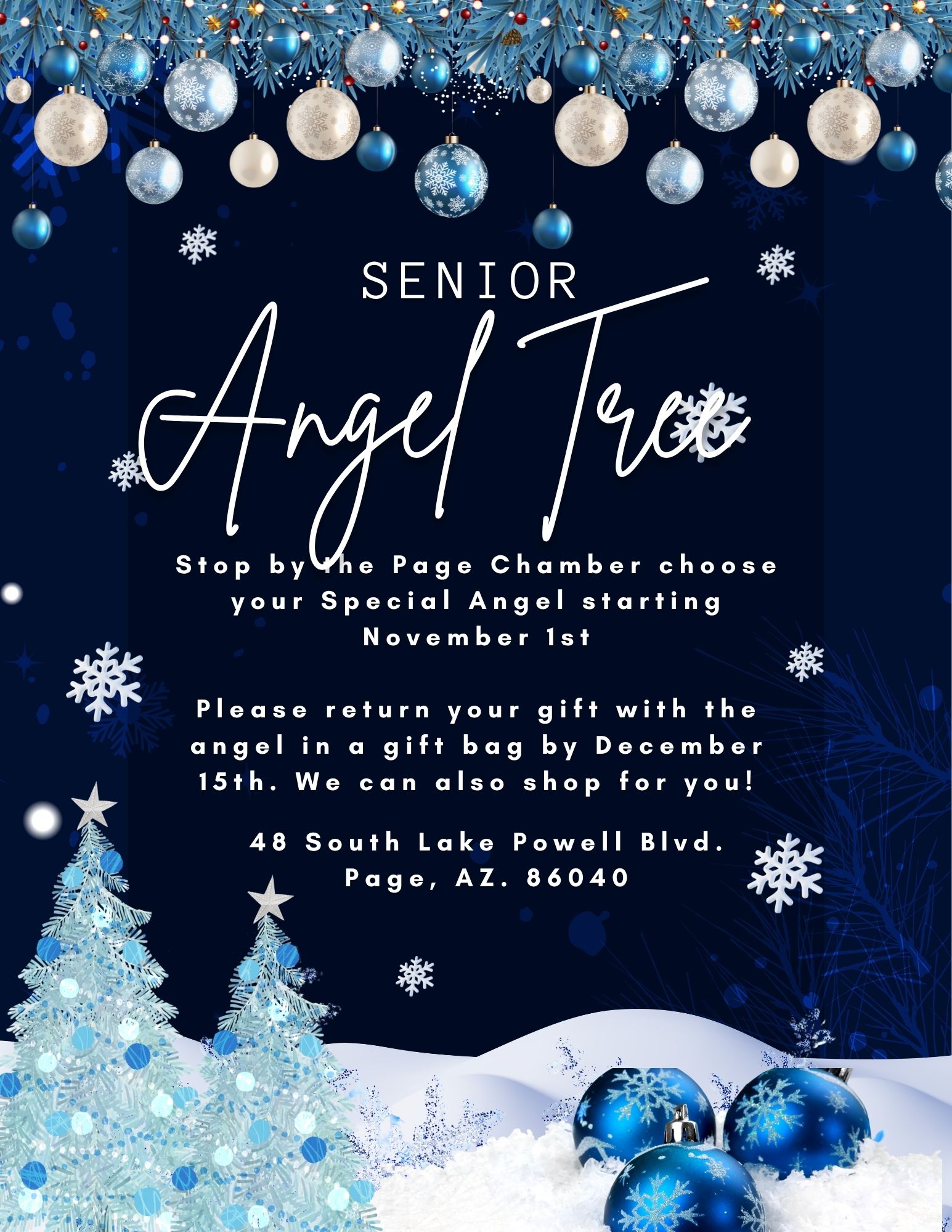 Official event image for Chamber of Commerce Senior Angel Tree