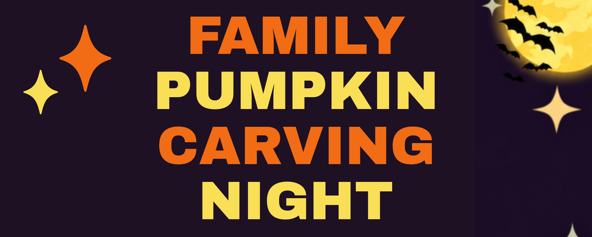 Family Pumpkin Carving Night